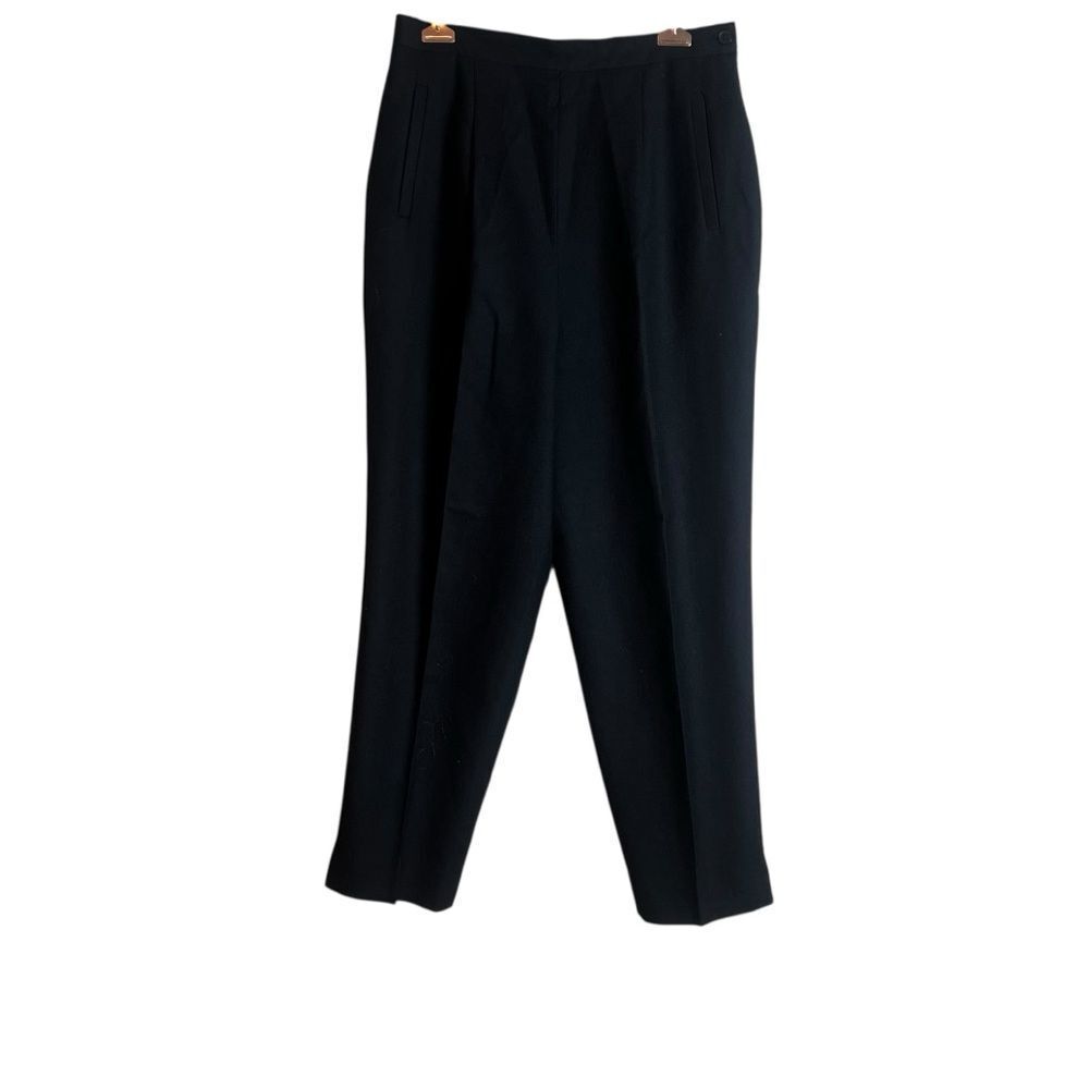 Garey Petites for Eaton black‎ 100% wool dress pants